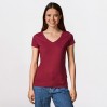 X.O V-Ausschnitt T-Shirt Frauen - A5/Berry (1525_E1_A_5_.jpg)