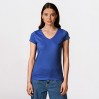 V-Neck T-shirt Women - AZ/azure blue (1525_E1_A_Z_.jpg)