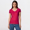 X.O V-Ausschnitt T-Shirt Frauen - BE/bright rose (1525_E1_F_P_.jpg)