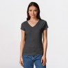 X.O V-Ausschnitt T-Shirt Frauen - H9/heather black (1525_E1_G_OE.jpg)
