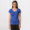 X.O Deep Scoop T-Shirt Frauen - AZ/azure blue (1545_E1_A_Z_.jpg)