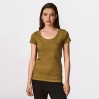 T-shirt décolleté Femmes - OL/olive (1545_E1_H_D_.jpg)