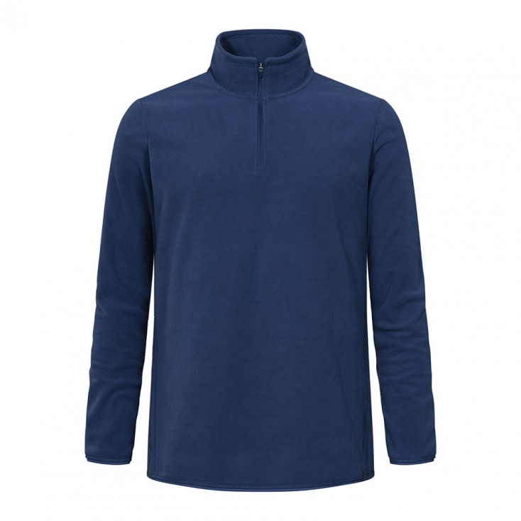 Sweatshirt col camionneur en polaire recyclée grandes tailles Hommes - FN/french navy (7921_G1_D_J_.jpg)