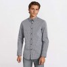 Chemise en popeline Hommes - X5/white-black (CS-6020_E1_X_5_.jpg)