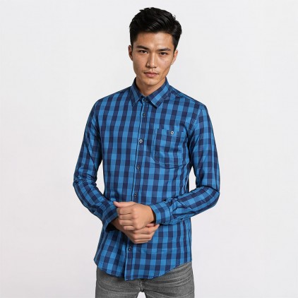 Twill Hemd Männer - X8/navy-blue (CS-6040_E1_X_8_.jpg)