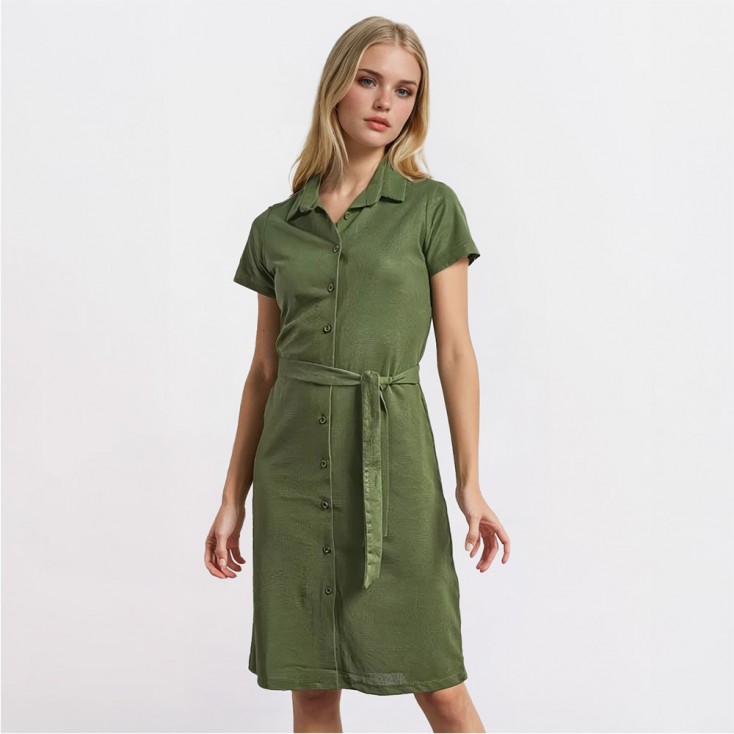 Polo Dress Women - CS/khaki (CS-8000_E1_C_H_.jpg)