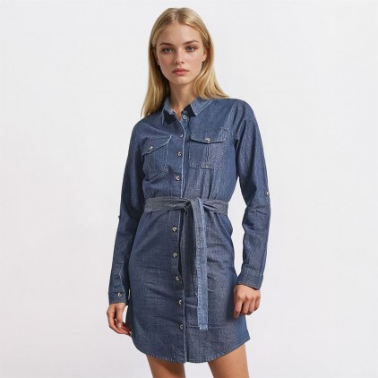 Jeans Kleid Frauen - X2/dark denim (CS-8005_E1_X_2_.jpg)