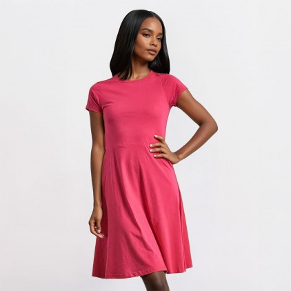 A-Linien Kleid Frauen - BE/bright rose (CS-8010_E1_F_P_.jpg)