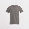 T-shirt Premium col V grandes tailles Hommes - WG/light grey (3025_F1_G_A_.jpg)