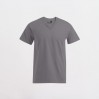 T-shirt Premium col V grandes tailles Hommes - NW/new light grey (3025_F1_Q_OE.jpg)