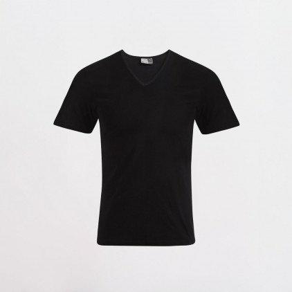 Slim-Fit V-Ausschnitt T-Shirt Plus Size Männer - 9D/black (3082_F1_G_K_.jpg)