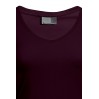 T-shirt long col V slim grandes tailles Femmes - BY/burgundy (3087_G4_F_M_.jpg)