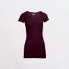 Slim-Fit V-Ausschnitt T-Shirt "Lang" Plus Size Frauen - BY/burgundy (3087_F1_F_M_.jpg)