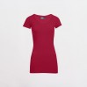 Slim Fit V-Neck T-shirt "long" Plus Size Women - CB/cherry berry (3087_F1_F_OE.jpg)