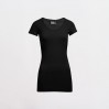 Slim Fit V-Neck T-shirt "long" Plus Size Women - 9D/black (3087_F1_G_K_.jpg)