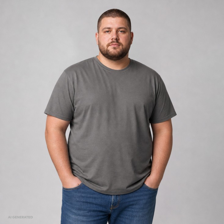 T-shirt Premium Bio grandes tailles Hommes - SG/steel gray (3090_F1_X_L_.jpg)