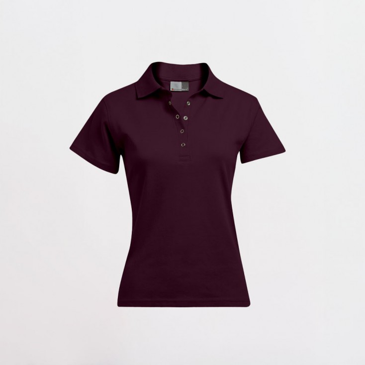 Polo interlock grandes tailles Femmes - BY/burgundy (4250_F1_F_M_.jpg)