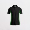 Polo fonctionnel grandes tailles Hommes - BK/black-kelly green (4520_F1_I_J_.jpg)
