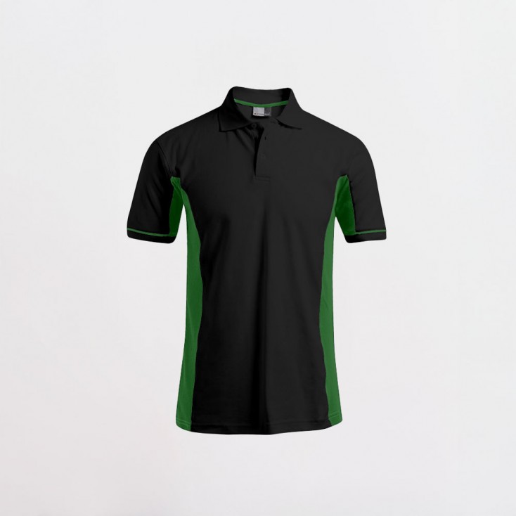 Function Polo shirt Plus Size Men - BK/black-kelly green (4520_F1_I_J_.jpg)
