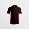 Polo fonctionnel grandes tailles Hommes - BR/black-red (4520_F1_Y_S_.jpg)