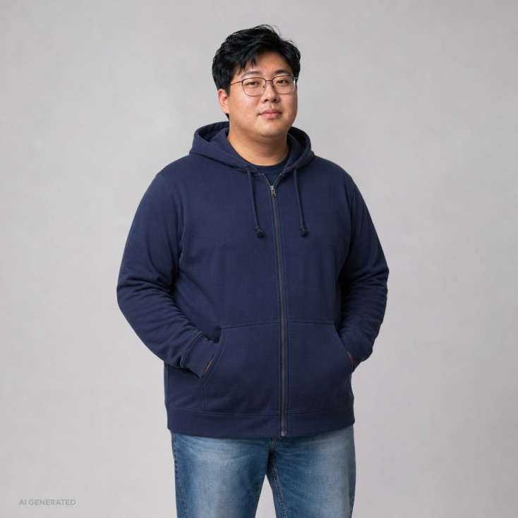 Zip Hoody Jacket 80-20 Plus Size Men - 54/navy (5182_F1_D_F_.jpg)
