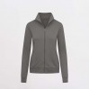 Stand-Up Collar Jacket Plus Size Women - SG/steel gray (5295_F1_X_L_.jpg)