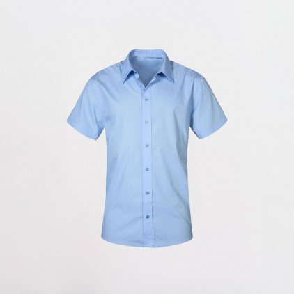 Chemise manches courtes grandes tailles Hommes - LU/light blue (6300_F1_D_G_.jpg)