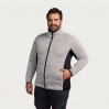 Strick Jacke Workwear Plus Size Männer - HY/heather grey (7700_F1_G_Z_.jpg)