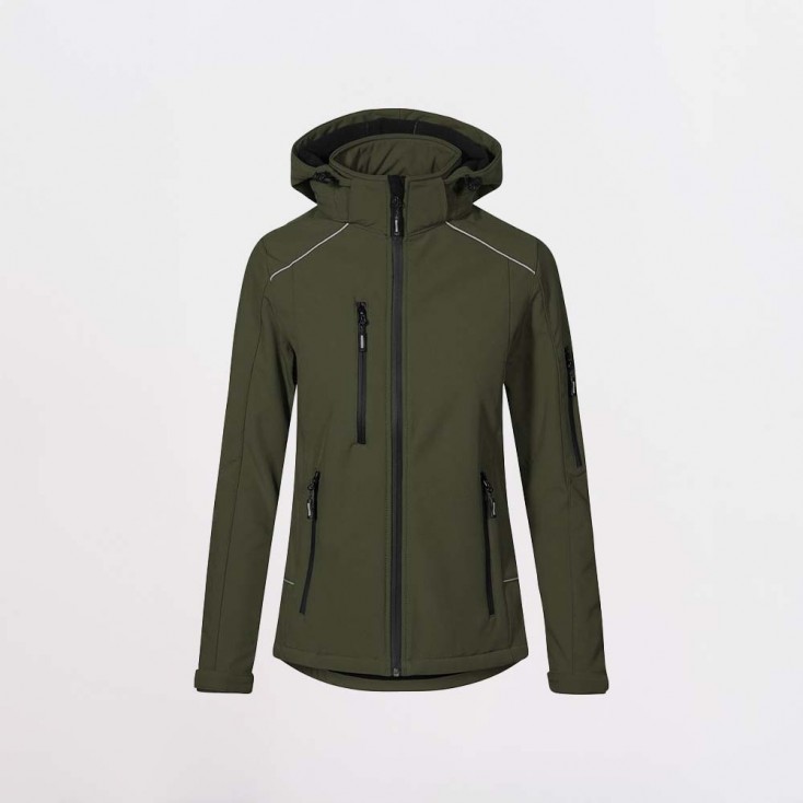 Veste Chaude Softshell grandes tailles Femmes - CS/khaki (7865_F1_C_H_.jpg)