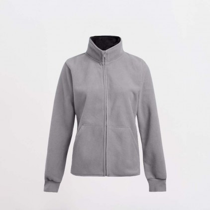 Double Fleece Jacket Plus Size Women - L9/light grey-black (7985_F1_G_W_.jpg)