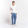 Pantalon de survêtement Homme avec poches cargo - SB/stone blue (CS-7550_F1_S_B_.jpg)