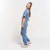 Pantalon de survêtement Femme avec poches cargo Plus Size - SB/stone blue (CS-7555_F2_S_B_.jpg)