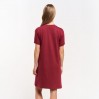 T-Shirt Kleid Damen - BY/burgundy (CS-8035_F3_F_M_.jpg)