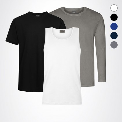 Basic Bundle - Tank Top, T-Shirt, Longsleeve