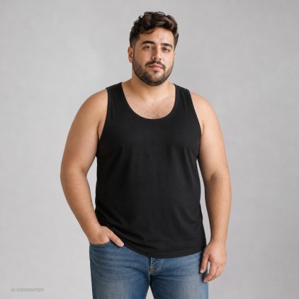 X.O Rundhals Tank Top Plus Size Männer - 9D/black (1450_F1_G_K_.jpg)