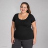 X.O Deep Scoop T-Shirt Plus Size Frauen - 9D/black (1545_F1_G_K_.jpg)