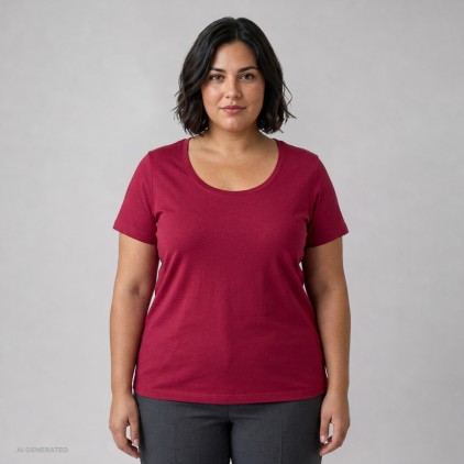 EXCD T-shirt grandes tailles Femmes - GR/granat (3075_F1_H_Q_.jpg)