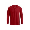 Heavy Longsleeve Polo shirt Men - 36/fire red (images4600_G1_F_D_.jpg)