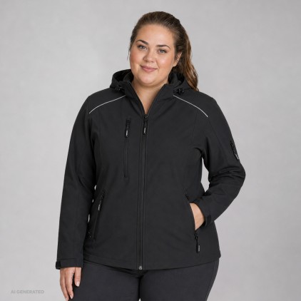 Warm Softshell Jacket Plus Size Women - 9D/black (images7865_F1_G_K_.jpg)