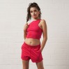 Highwaist Sweatshorts Plus Size Frauen - BE/bright rose (imagesCS-7505_G1_F_P_.jpg)