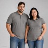 EXCD Kontrast Polo Unisex Plus Size - S5/steel gray-black (images4590_F1_P_D_.jpg)