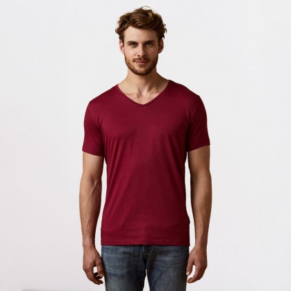 T-shirt col V Hommes - A5/Berry (images1425_E1_A_5_.jpg)