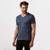 T-shirt col V Hommes - HN/Heather navy (images1425_E1_G_1_.jpg)