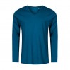 T-shirt manches longues col V Hommes - TS/petrol (images1460_G1_C_F_.jpg)