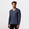 V-Neck Longsleeve Men - HN/Heather navy (images1460_E1_G_1_.jpg)