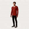 X.O V-Ausschnitt Langarmshirt Männer - T1/terracotta (images1460_E1_P_8_.jpg)