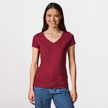 V-Neck T-shirt Women - A5/Berry (images1525_E1_A_5_.jpg)