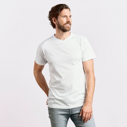 Premium V-Neck T-shirt Men - 00/white (images3025_E1_A_A_.jpg)