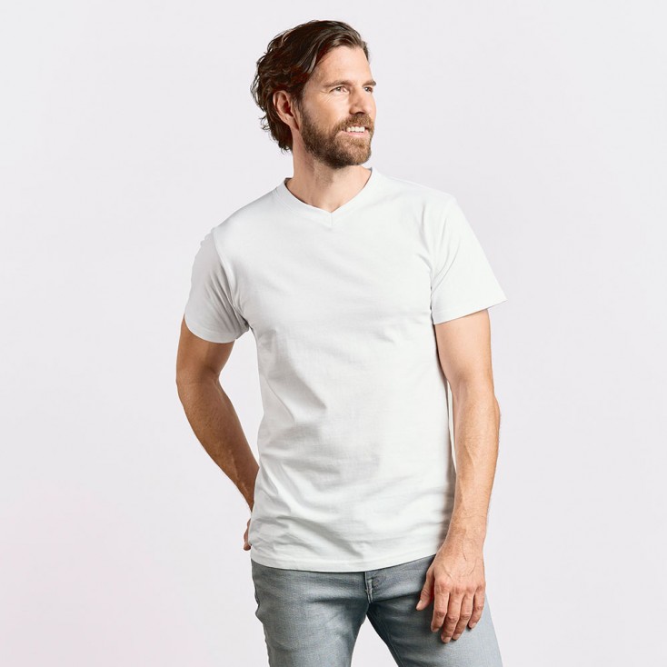Premium V-Neck T-shirt Men - 00/white (images3025_E1_A_A_.jpg)