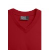 Premium V-Ausschnitt T-Shirt Plus Size Männer - 36/fire red (images3025_G4_F_D_.jpg)